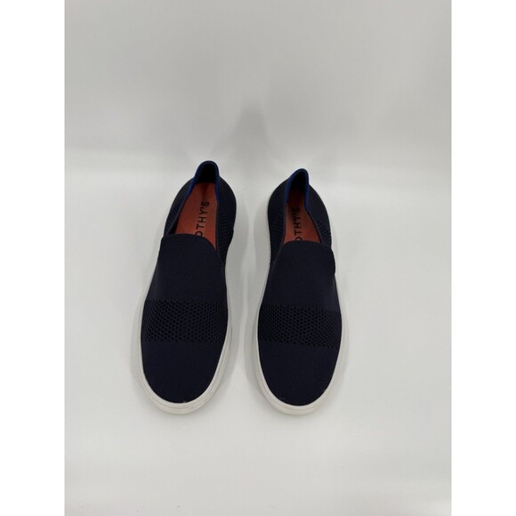 Rothy's The Sneaker Maritime Lattice Stitch Navy Slip On Shoes Women's Size 8.5 - Picture 8 of 15